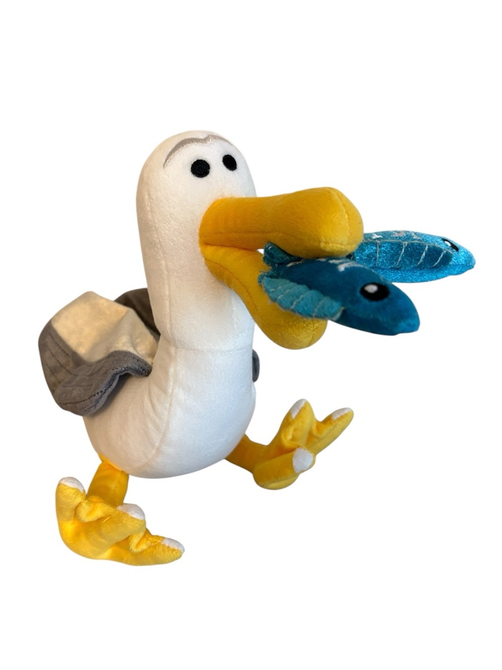 Disney Parks Pixar Finding Nemo Mine Seagull Plush Stuffed Animal White Multi 9”